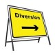 Diversion Right Sign